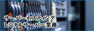 サーバーホスティング、レンタルサーバー業務